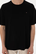 Men's Comfort Fit Crew Neck Black T-Shirt