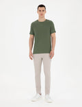 Khaki Slim Fit T-Shirt
