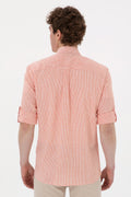 Men's Pomegranate Flower Long Sleeve Shirt