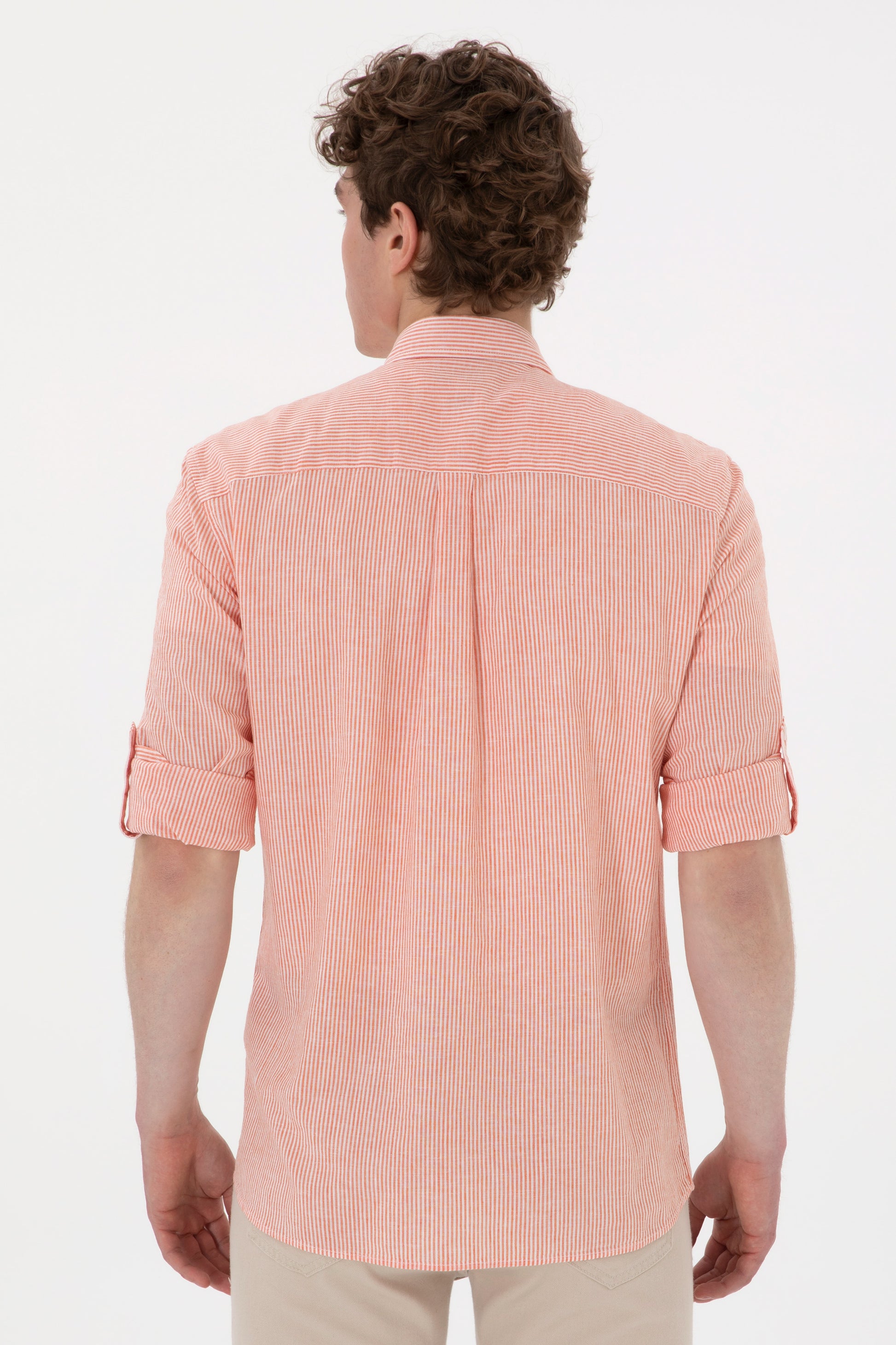 Men's Pomegranate Flower Long Sleeve Shirt