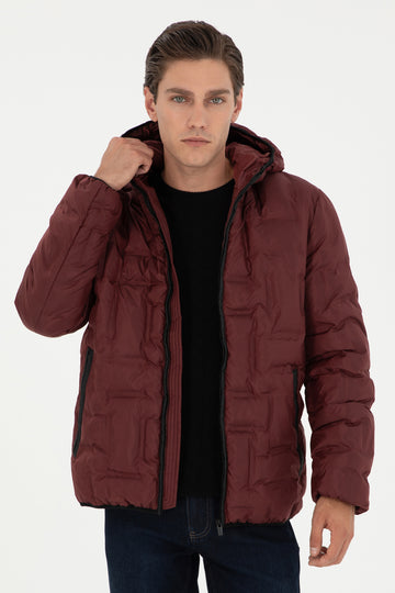 Men's Burgundy Coat