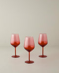 Christmas Glass 3-Piece Glass 490 ml Red