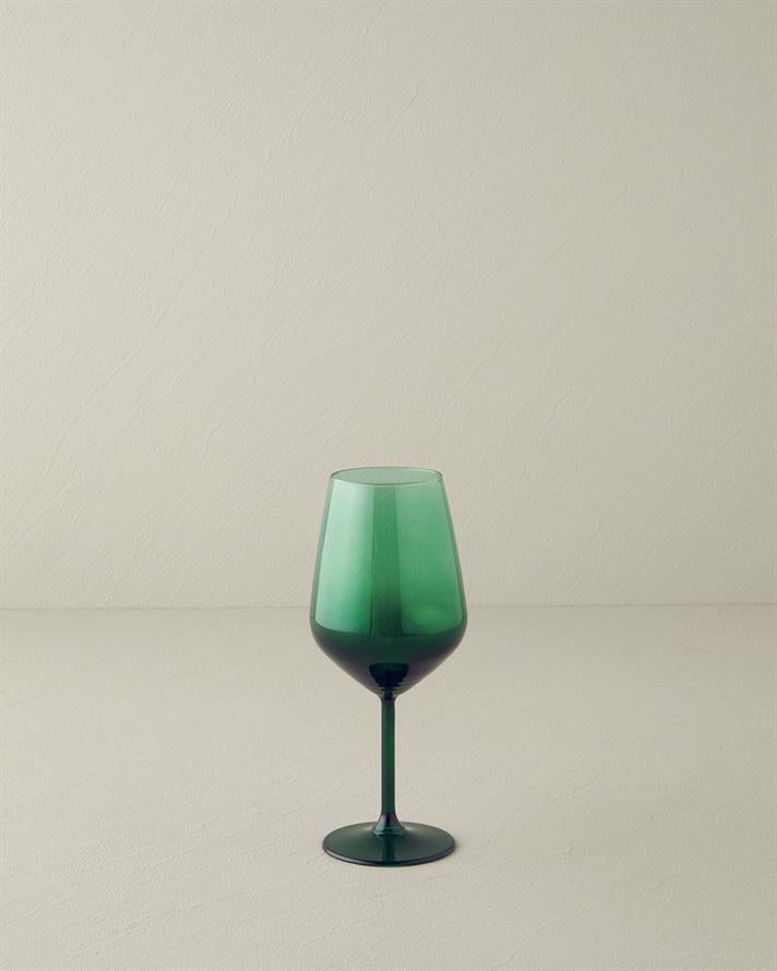 Christmas Glass Set of 3 Glasses 490 ml Green