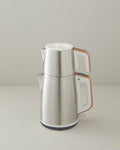 English Home CMK 6010 Inox Tea Maker and Kettle White-Copper