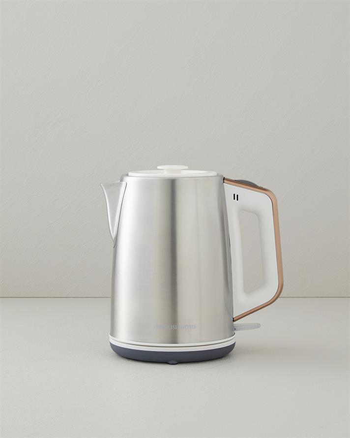 English Home CMK 6010 Inox Tea Maker and Kettle White-Copper