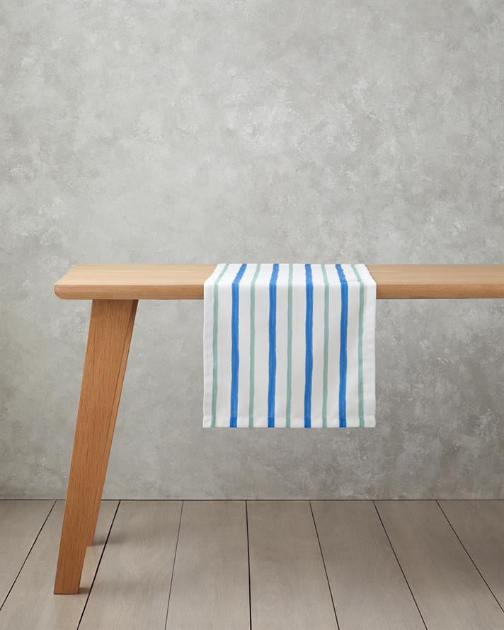 Coastline Polyester Runner 40x140 cm Blue - Green