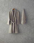 Como 100% Cotton Pike Bathrobe Set Beige