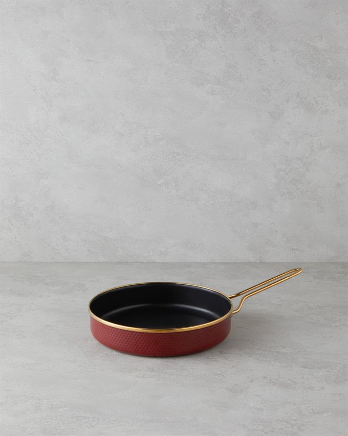 Copenhagen Enamel Non-Stick Frying Pan 26 cm Burgundy