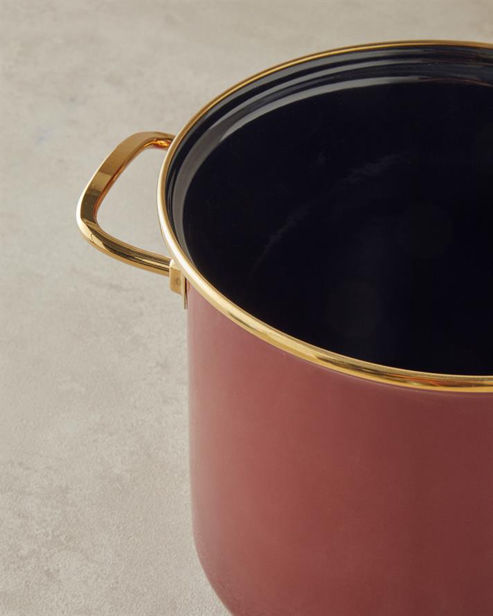 Copenhagen Enameled Yogurt Brewing Pot Bordeaux