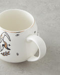 Copricornus New Bone China Mug 325 ml Black-White-Gold