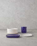 Cosmos Ceramic Breakfast Set 14 pieces 6 pax Navy