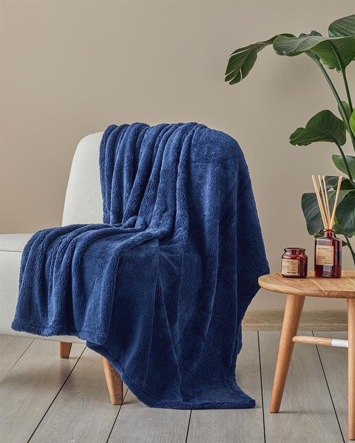 Cozy Wellsoft Tv Blanket Night Blue