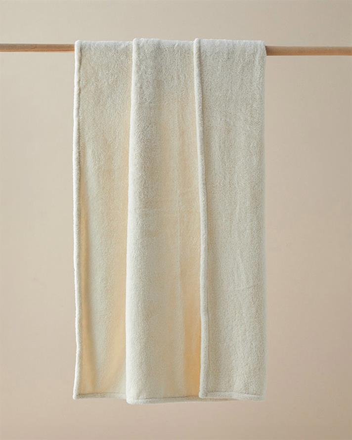 Cozy Wellsoft Tv Blanket Cream