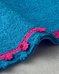 Crispy Colorful Cotton Face Towel 50x80 cm Blue