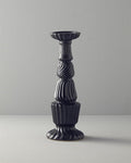 Crown Ceramic Candle Holder Anthracite