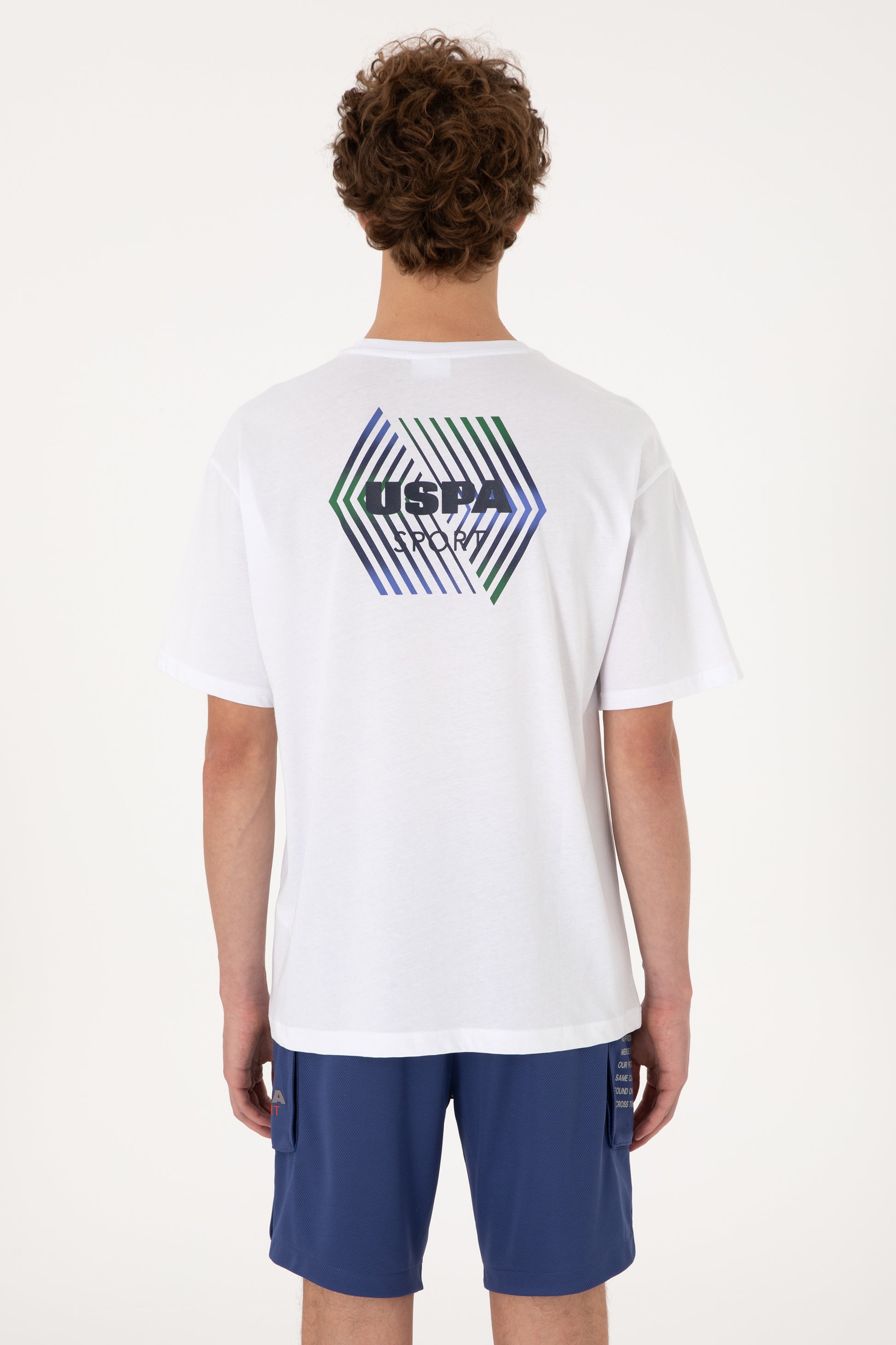 Men's Comfort Fit Crew Neck White T-Shirt