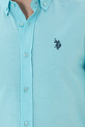 Men's Mint Long Sleeve Basic Shirt