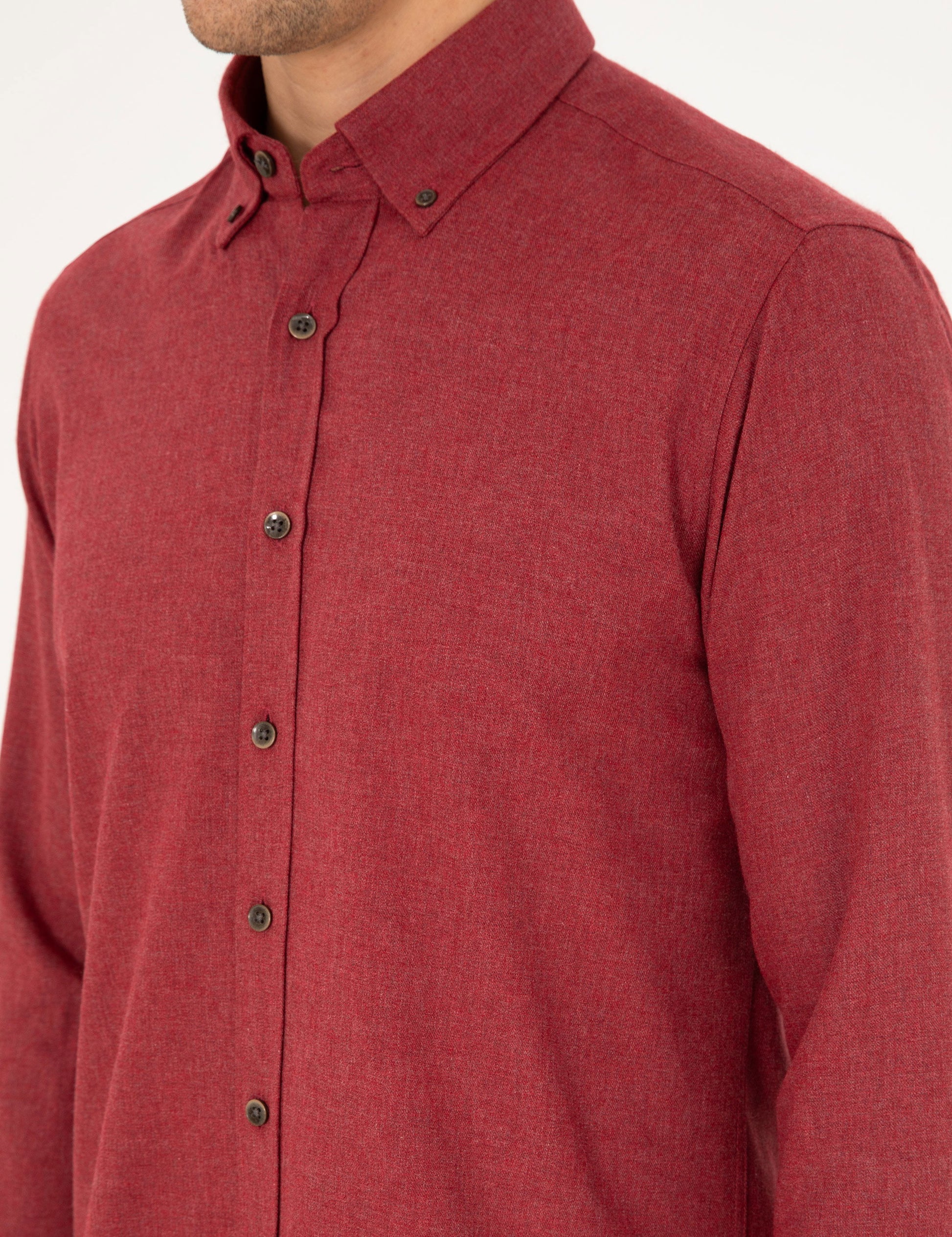 Cherry Regular Fit Long Sleeve Shirt