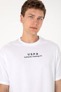 Men's Comfort Fit Crew Neck White T-Shirt