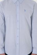 Men's Light Blue Long Sleeve Shirt