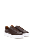 Brown 100% Leather Casual Shoes