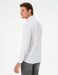 Orange Slim Fit Long Sleeve Shirt