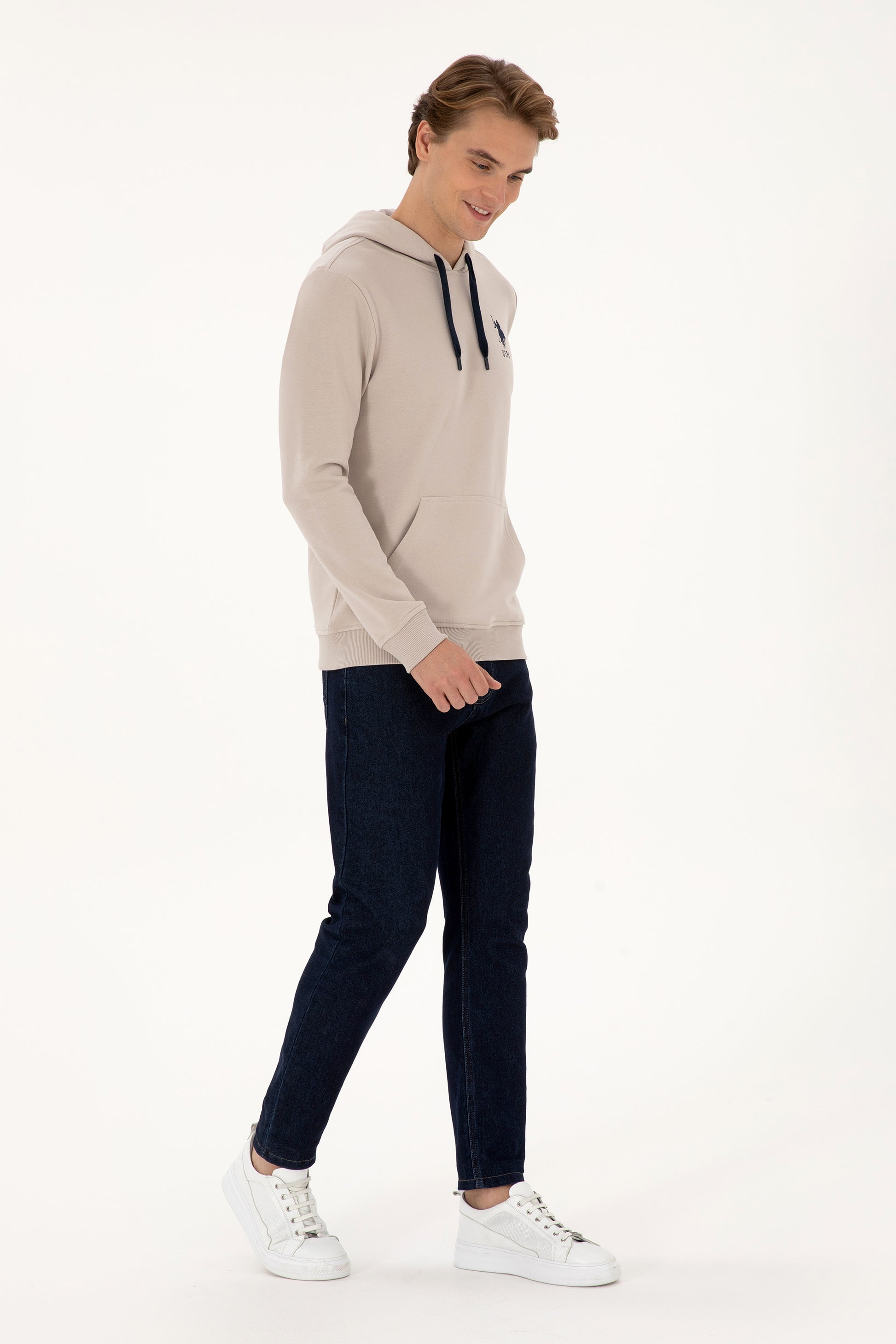 Men's Stone Basic Sweatshirt