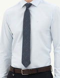 Light Blue Slim Fit Long Sleeve Basic Shirt