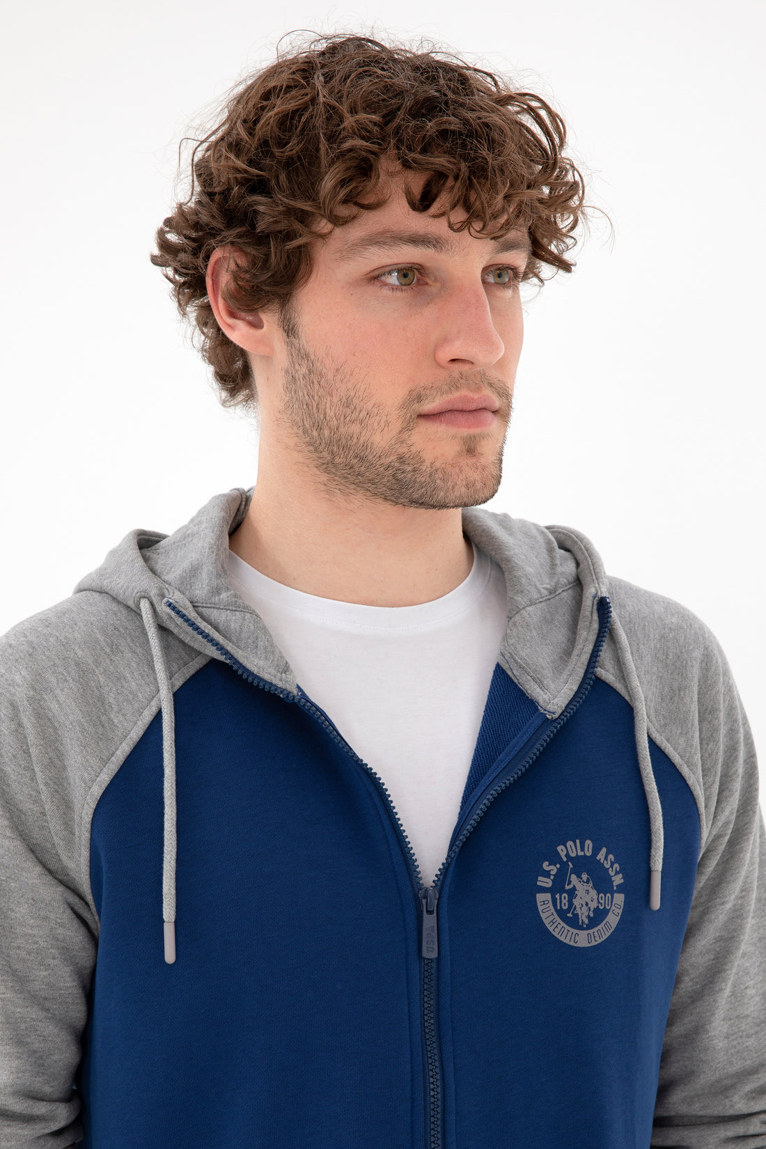 Men's Indigo Knitted Cardigan