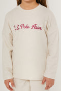Girls' Cream Pajamas Set