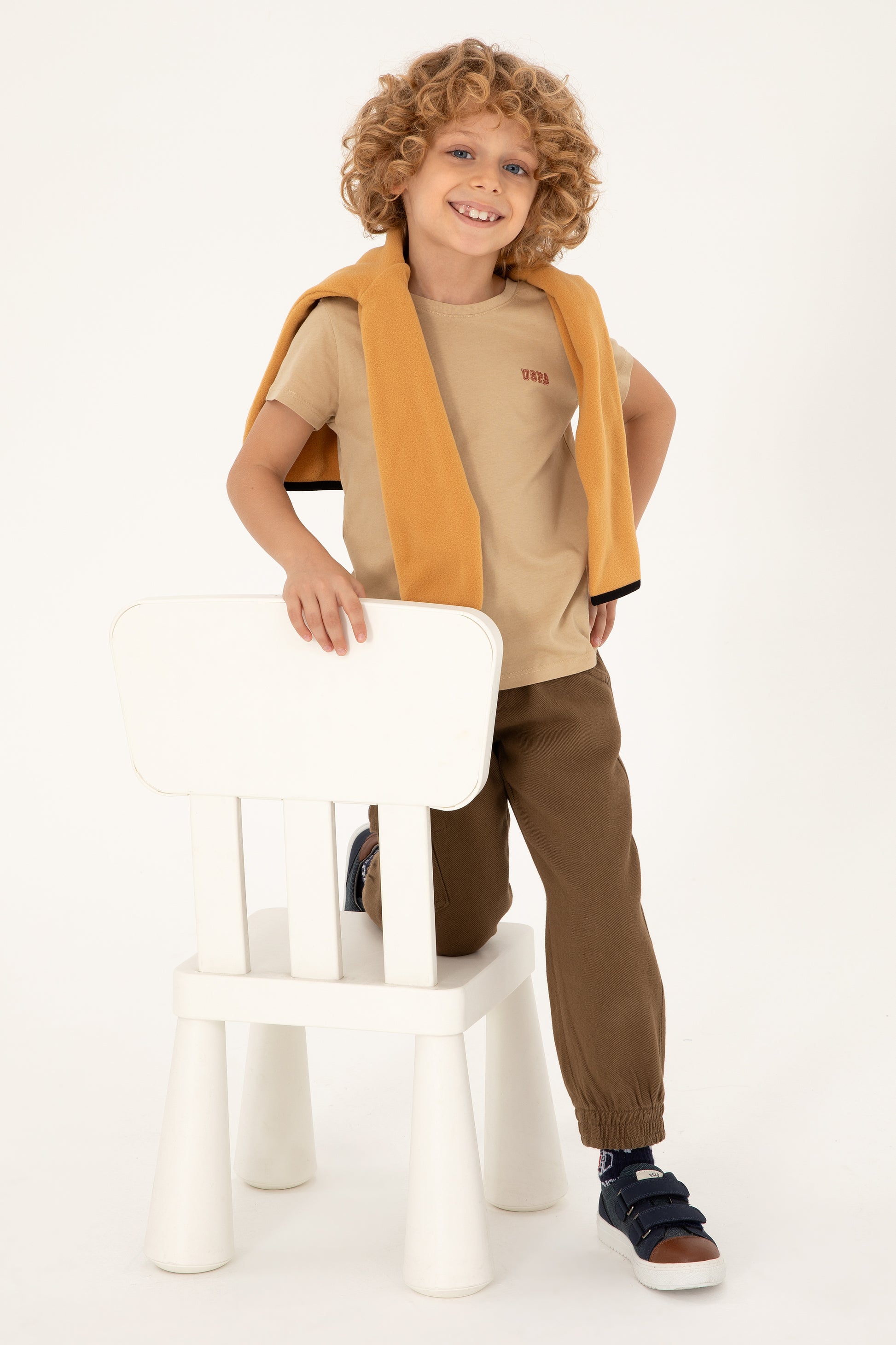 Boy's Sand Crew Neck T-Shirt
