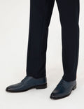 Navy Blue 100% Leather Classic Shoes