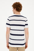 Men's Regular Fit Crew Neck White T-Shirt