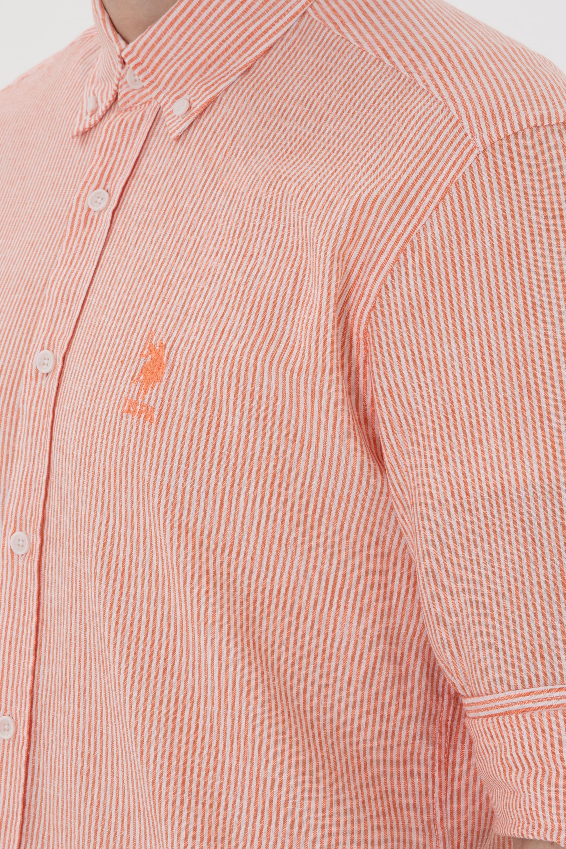 Men's Pomegranate Flower Long Sleeve Shirt