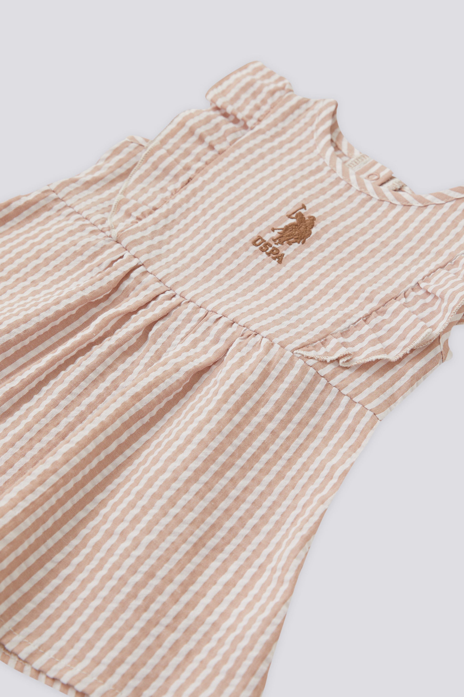 Baby Girl Pink Striped Dress