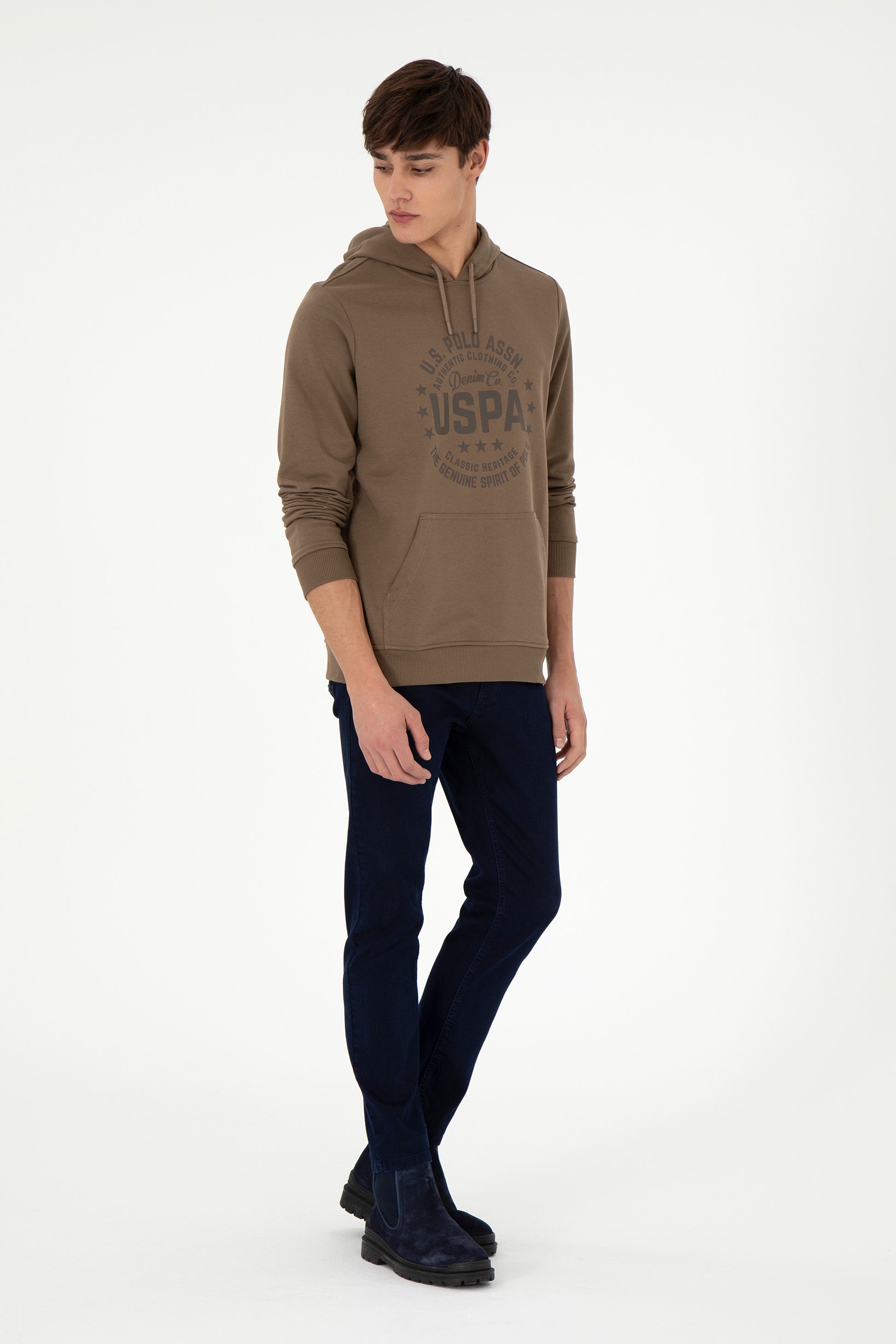 Men's Khaki Sweatshirt