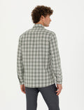 Khaki Regular Fit Long Sleeve Shirt