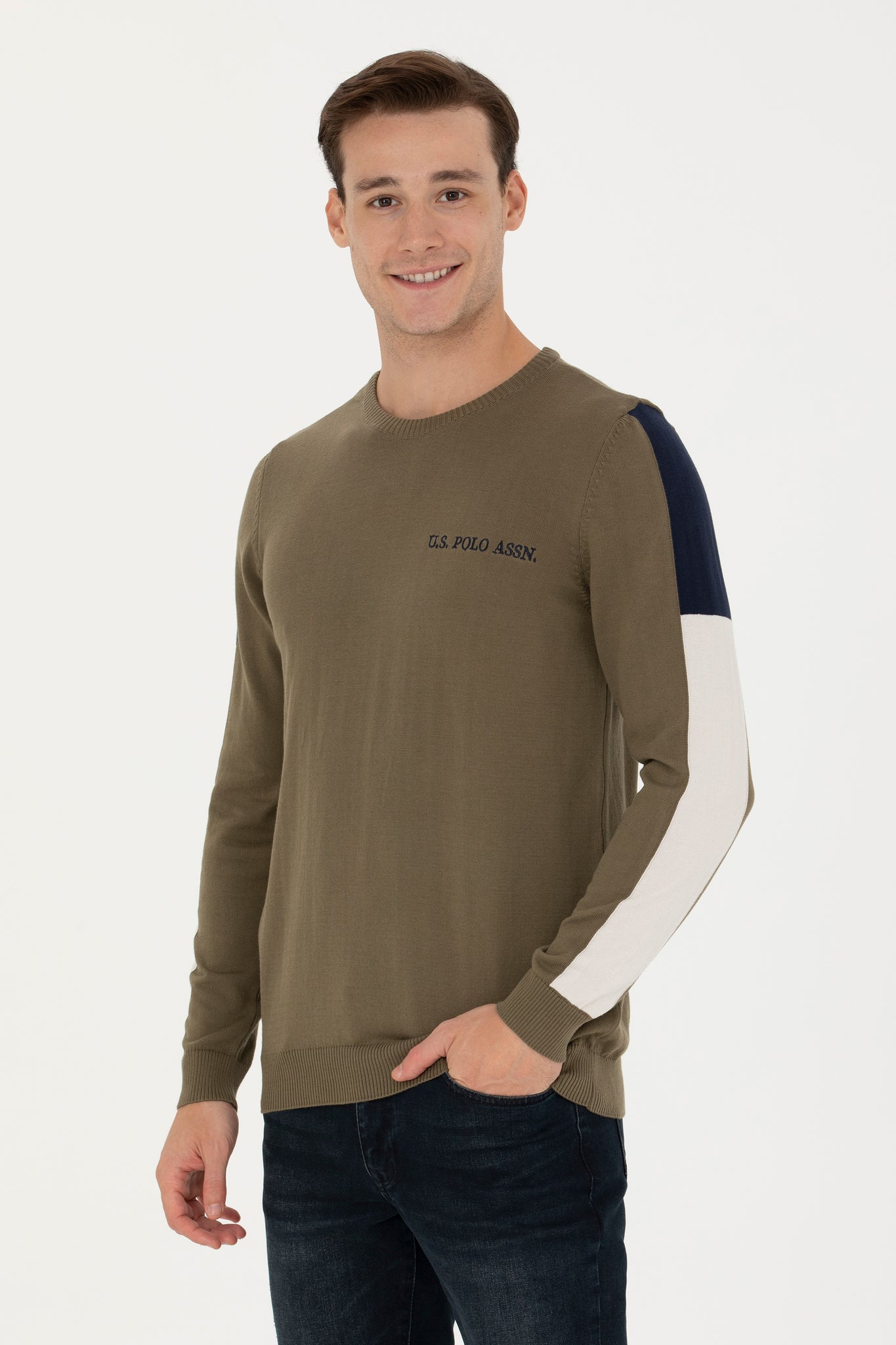 Men's Khaki Sweater