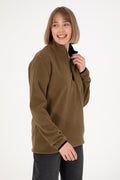 Men's Khaki Basic Sweatshirt