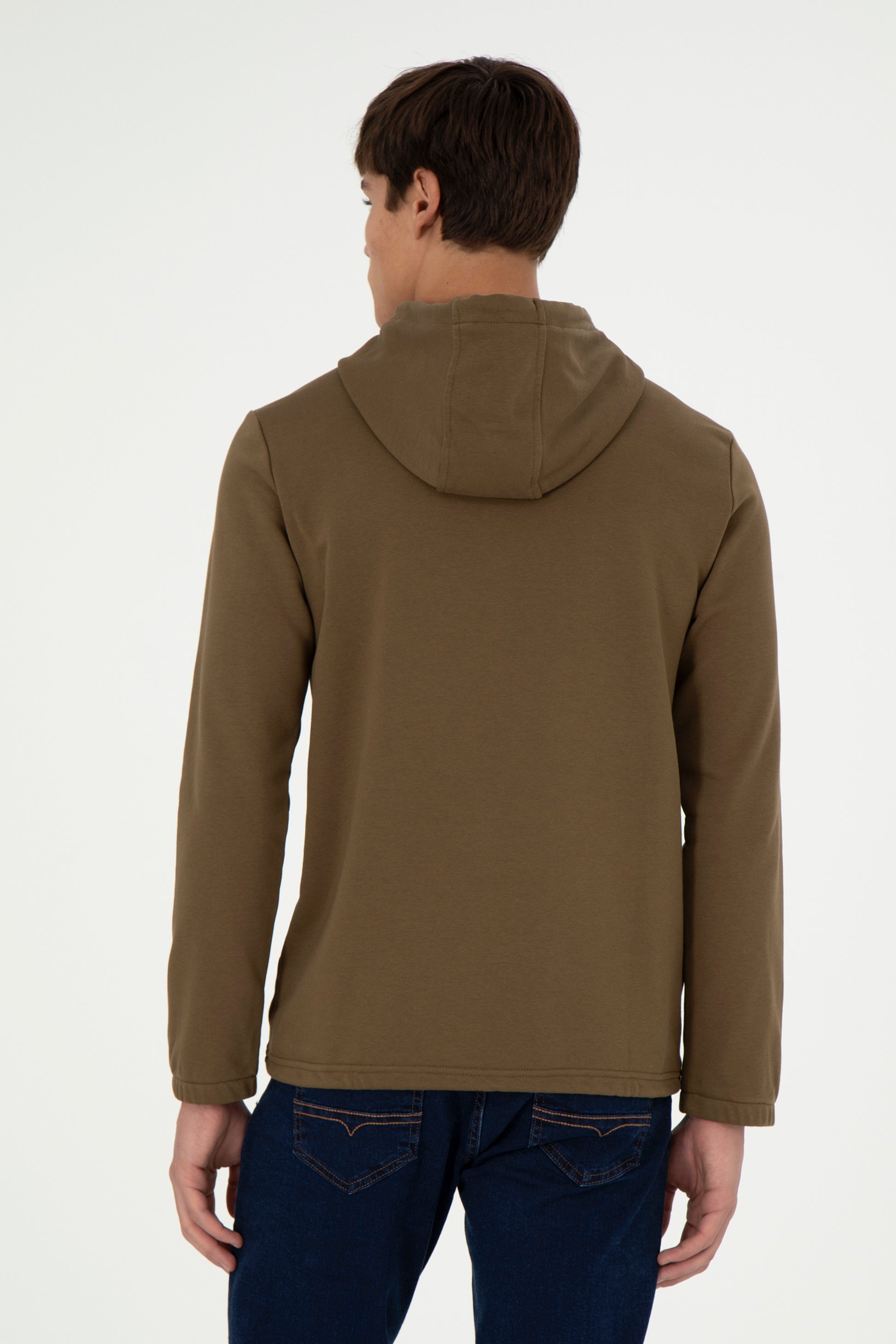 Men's Khaki Sweatshirt
