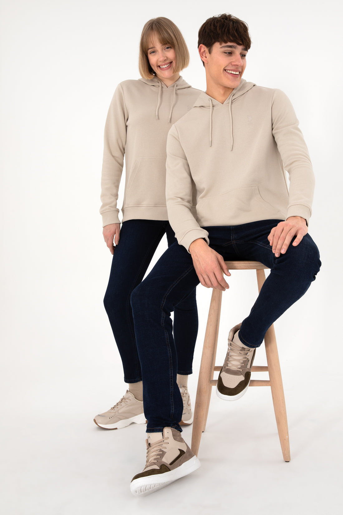 Men's Stone Basic Sweatshirt