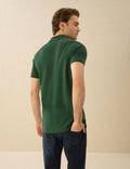 Dark Green Slim Fit Basic T-Shirt