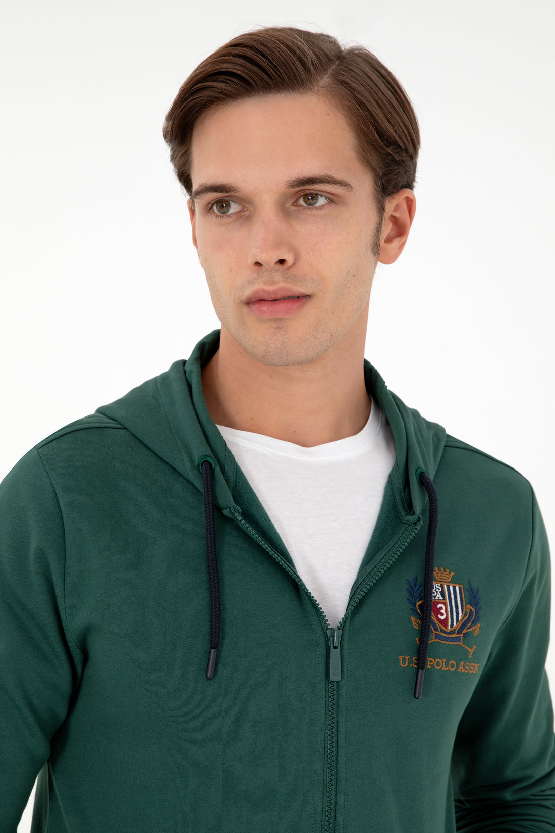 Men's Dark Green Knitted Cardigan