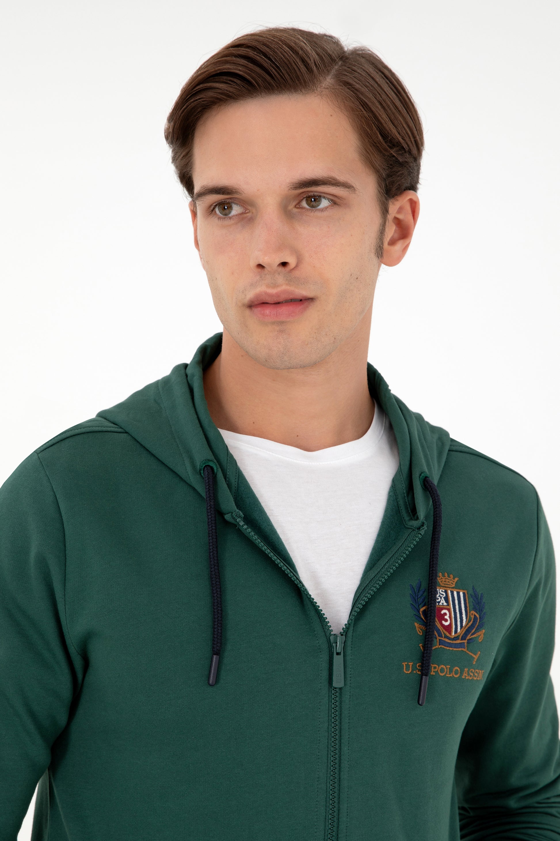 Men's Dark Green Knitted Cardigan