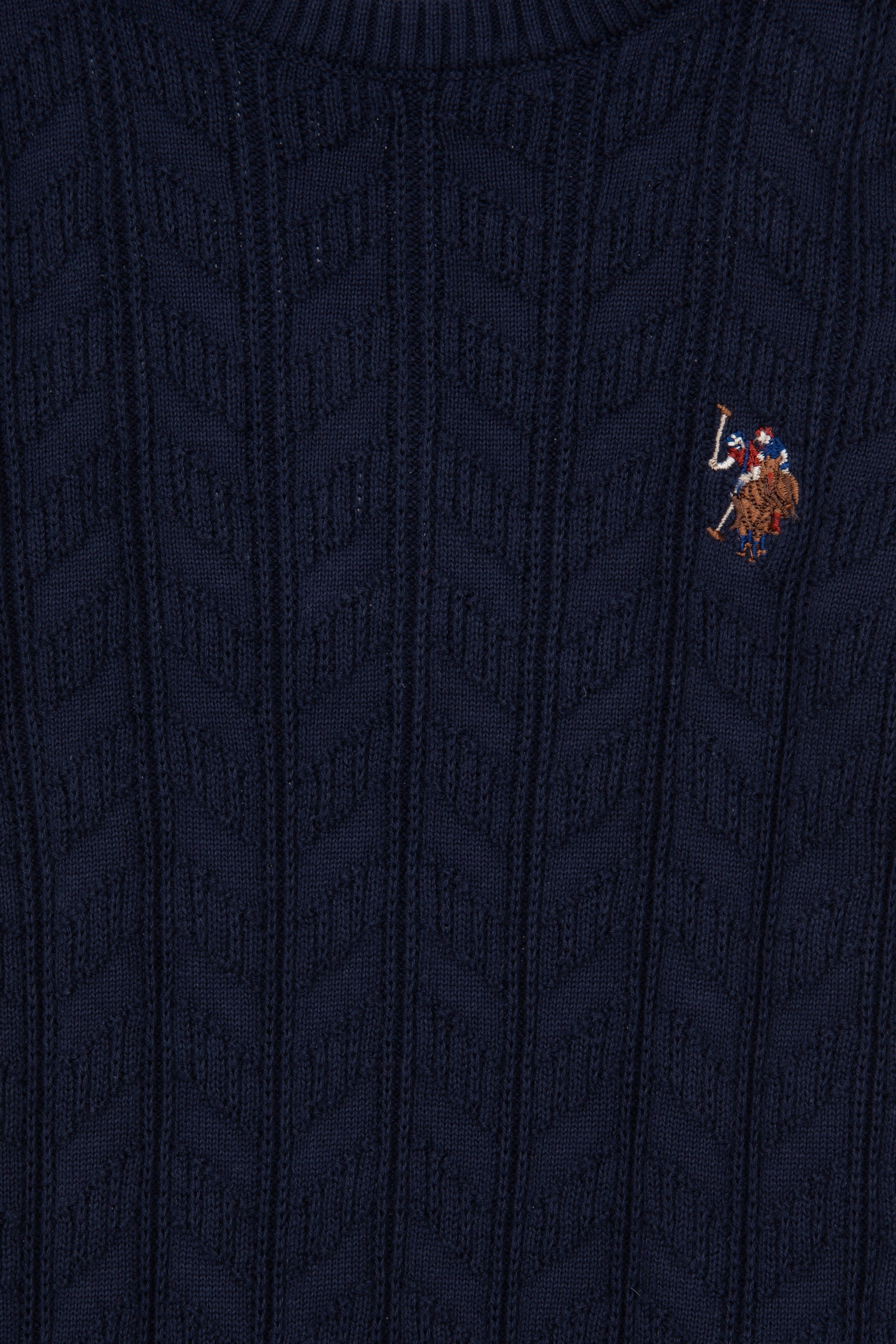 Boy's Navy Blue Basic Sweater