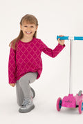 Girl's Fuchsia Sweatshirt