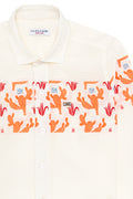 Boy's Orange Long Sleeve Shirt