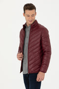 Men's Burgundy Coat