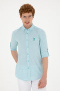 Men's Mint Long Sleeve Shirt