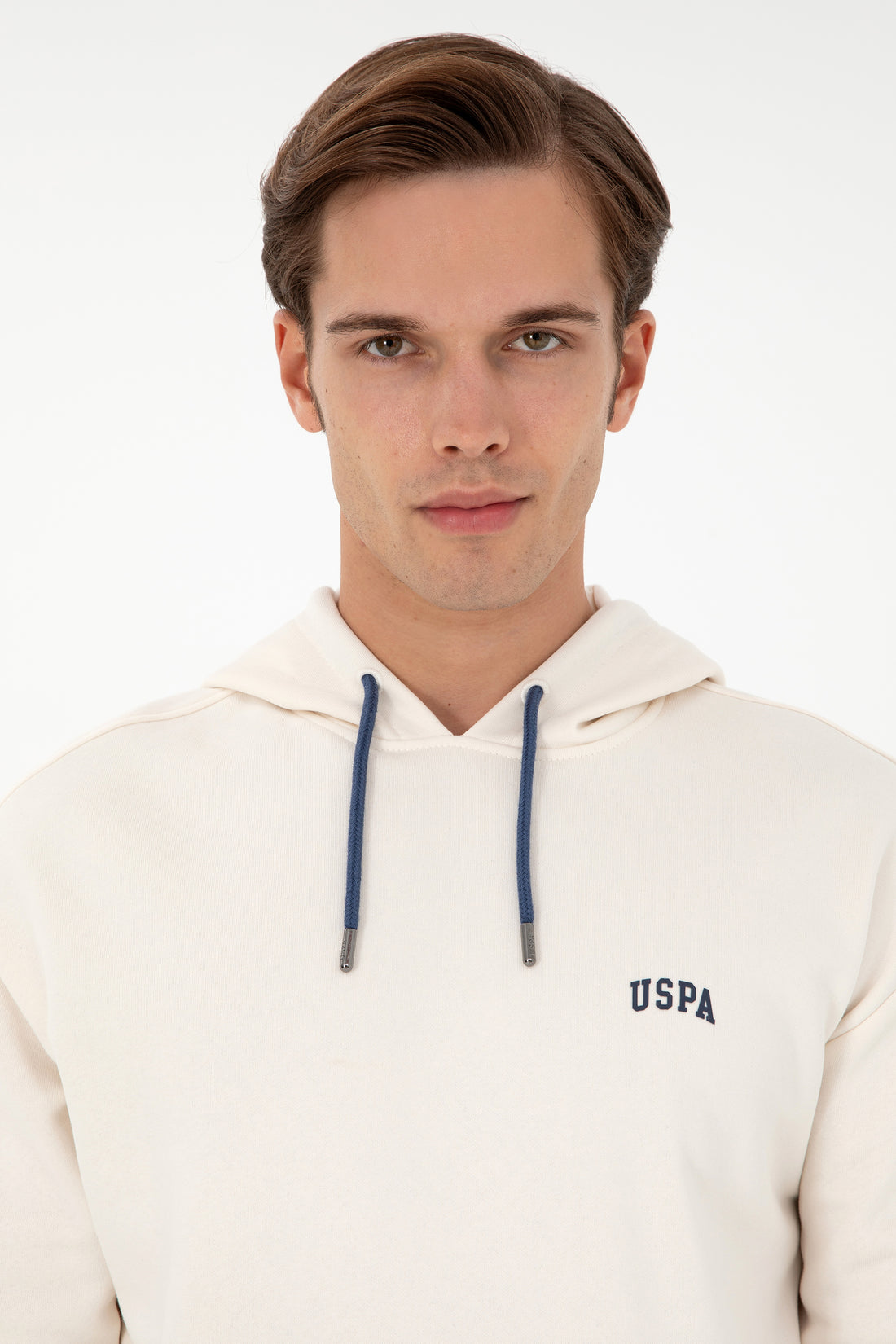 Men's Cream Basic Sweatshirt